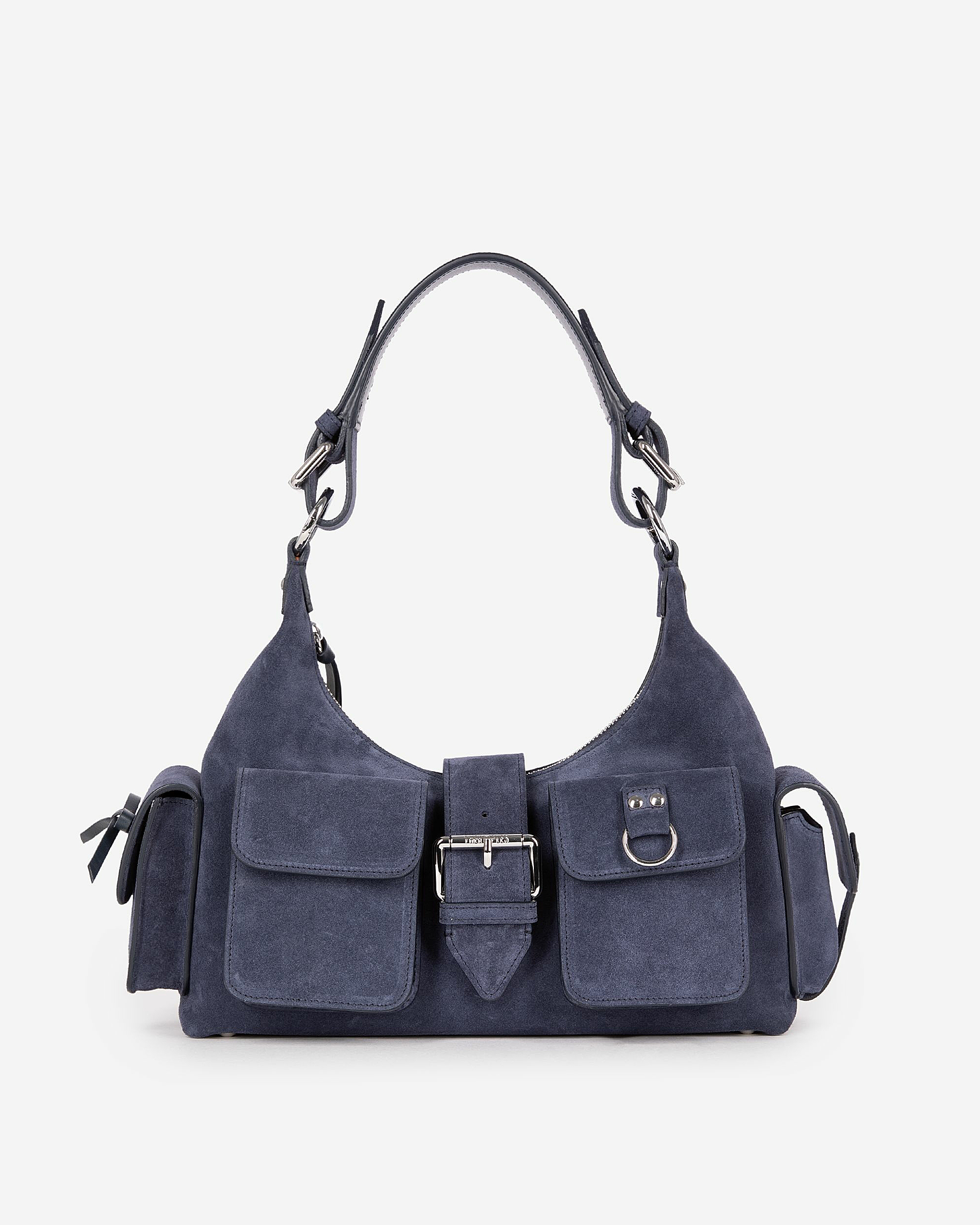 Amelia bag in navy suede