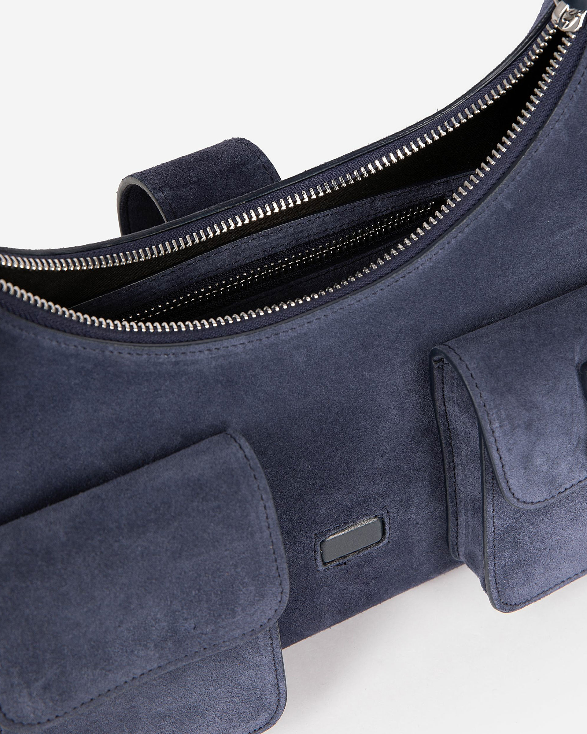 Amelia bag in navy suede