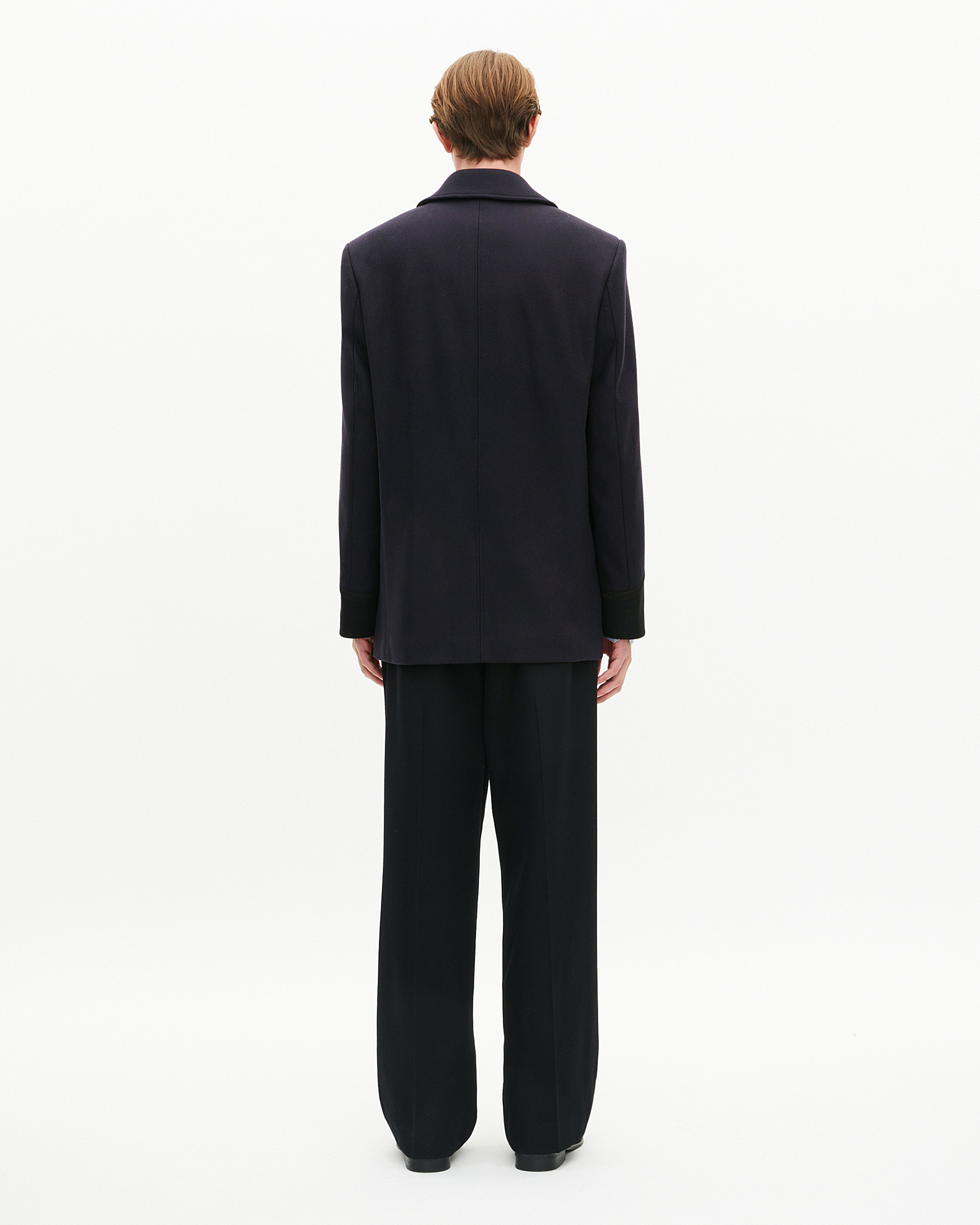 Navy pea jacket