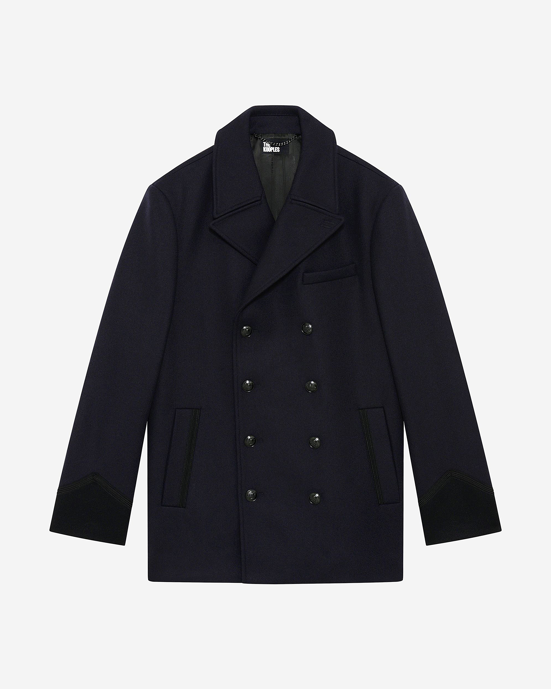 Navy pea jacket