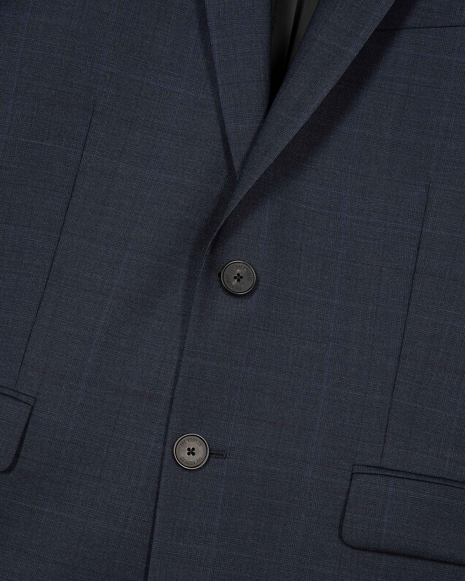 Navy wool suit jacket
