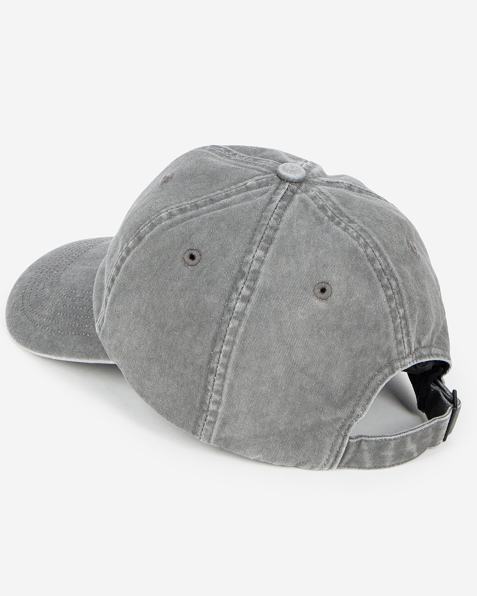 Black embroidered logo cap