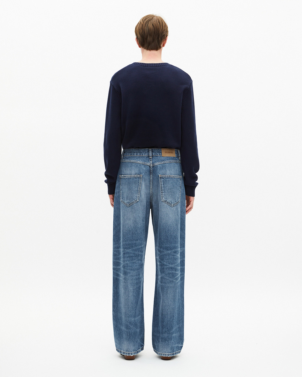 Blue baggy jeans