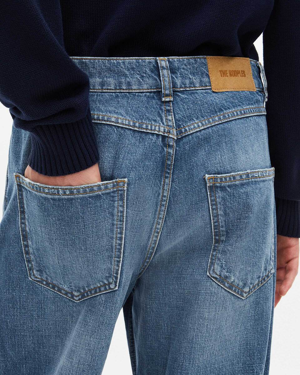 Blue baggy jeans