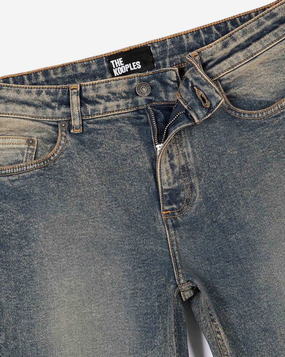 Blue bootcut jeans