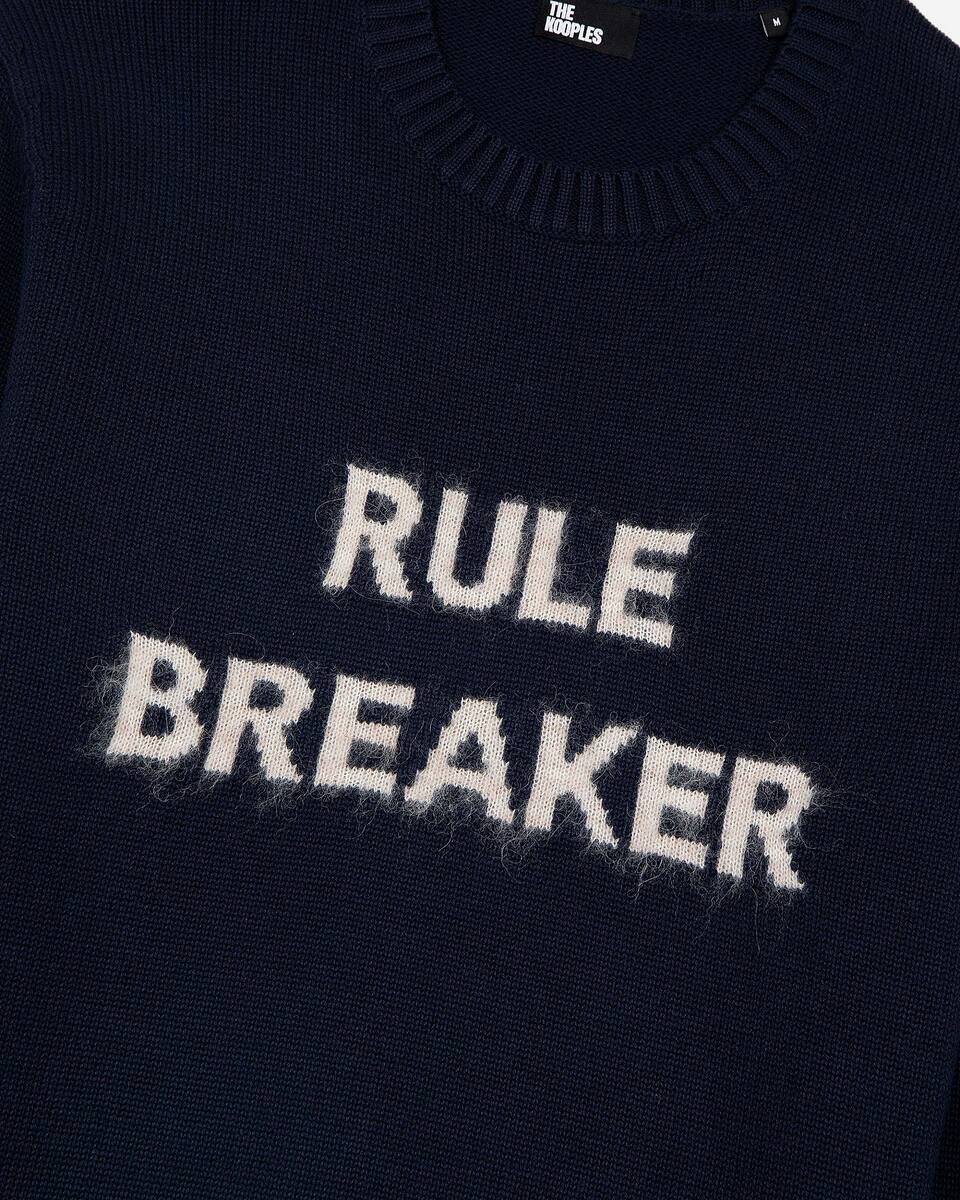 Rule Breaker navy sweater