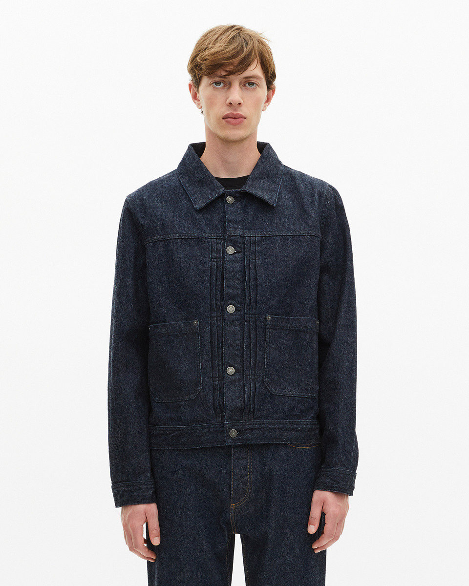 Dark blue denim jacket