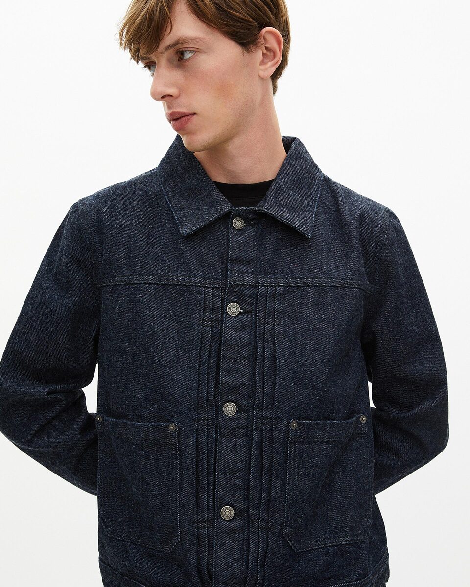 Dark blue denim jacket