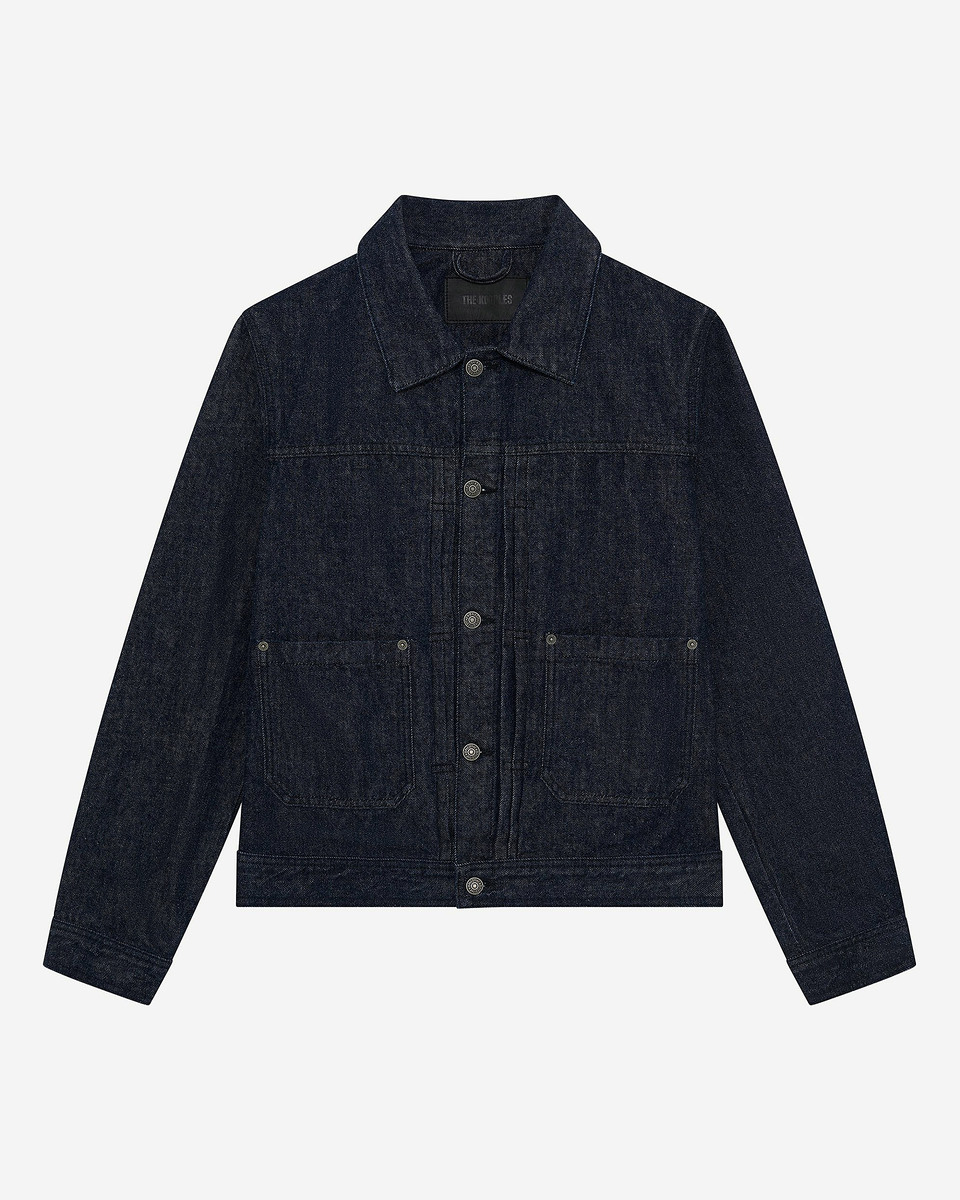 Dark blue denim jacket