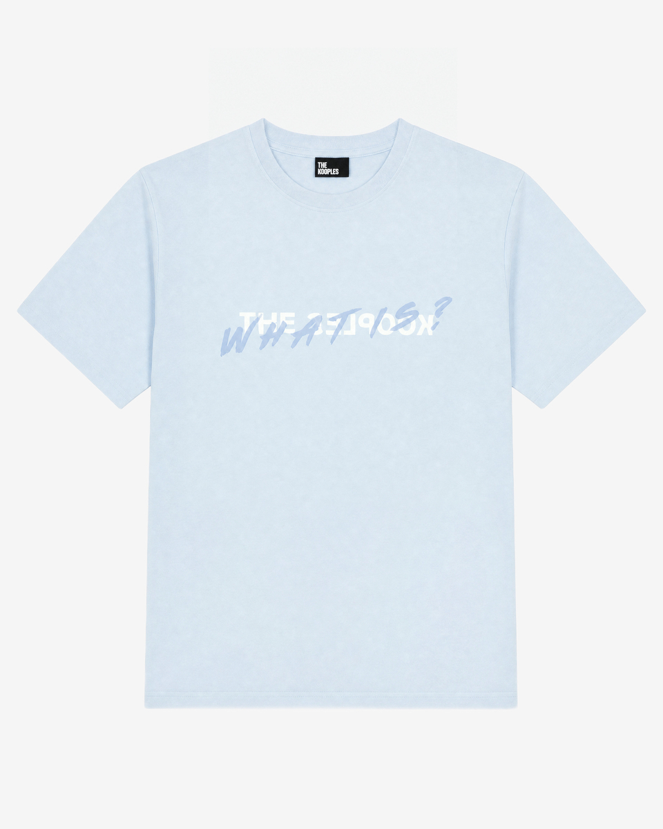 'What Is' Light Blue T-Shirt
