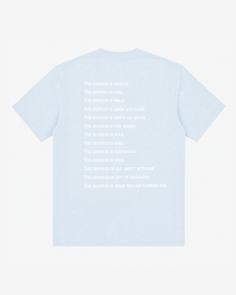 'What Is' Light Blue T-Shirt