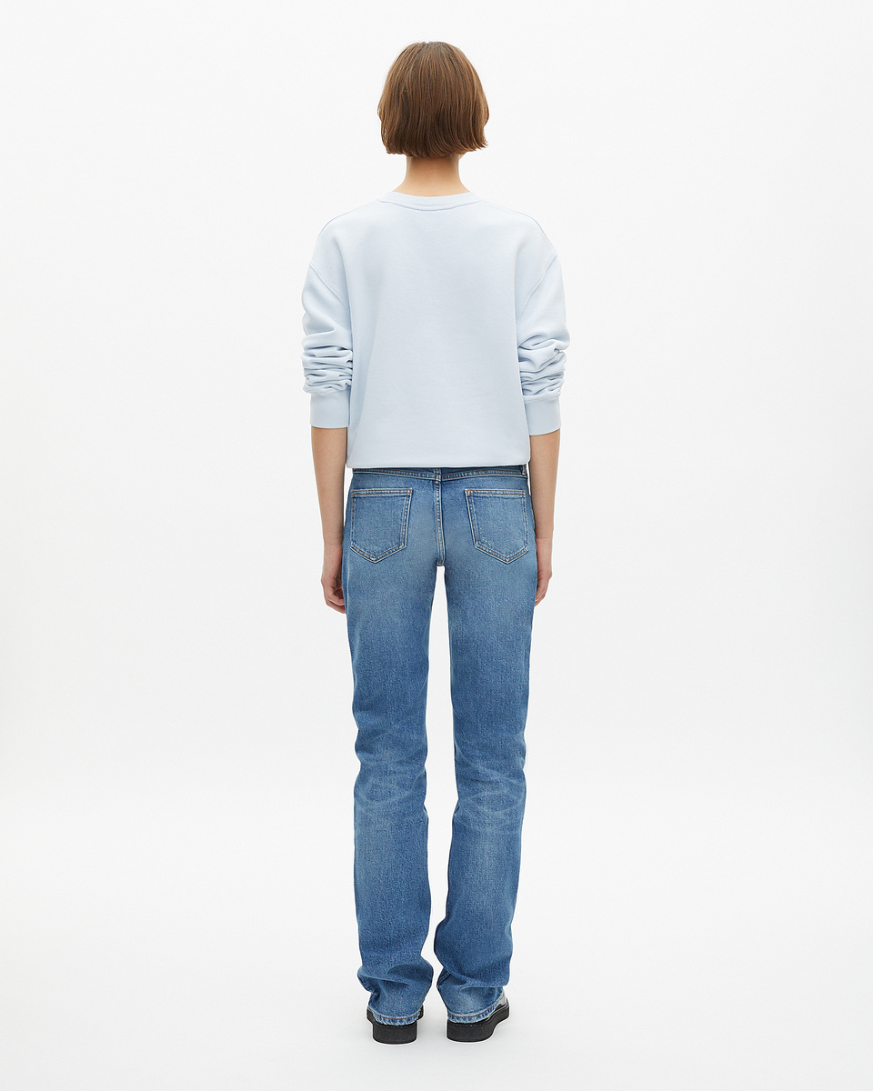 Light blue long slim jeans