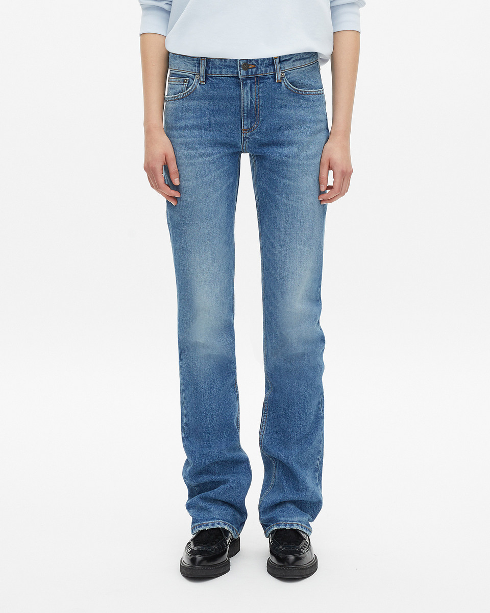 Light blue long slim jeans