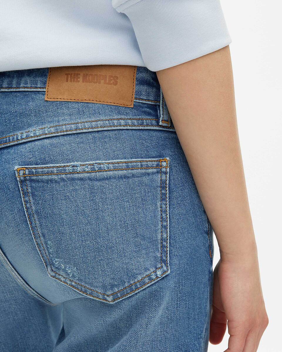 Light blue long slim jeans