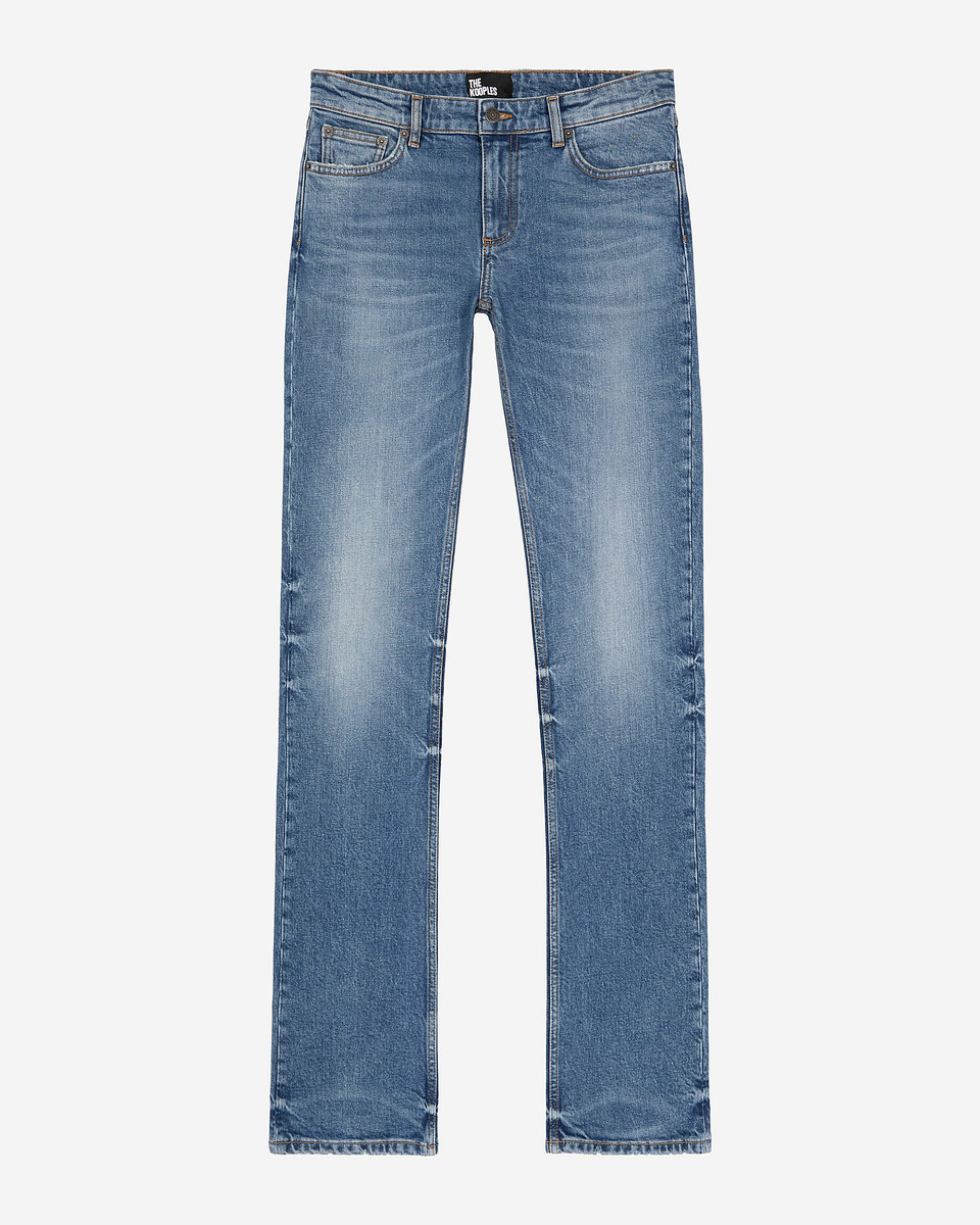 Light blue long slim jeans