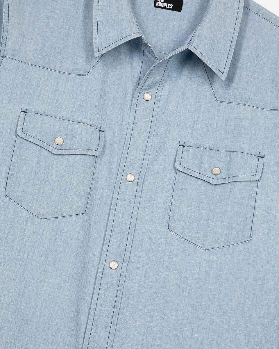 Light blue denim shirt