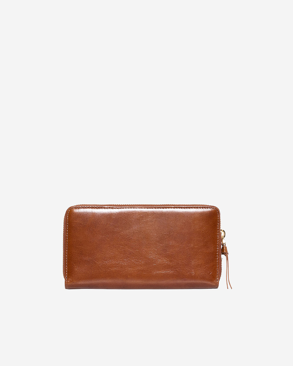 Amelia brown leather wallet