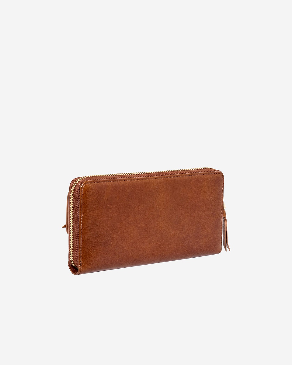Amelia brown leather wallet