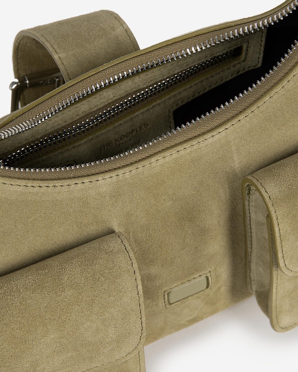 Amelia bag in camel suede leather