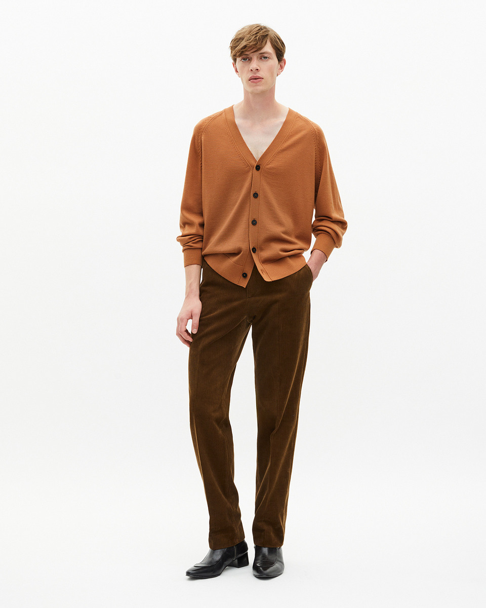 Camel wool cardigan