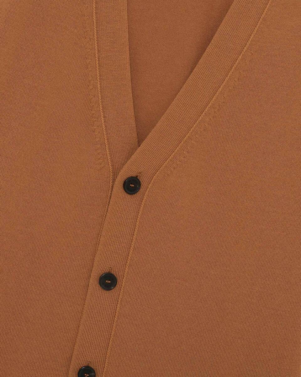 Camel wool cardigan