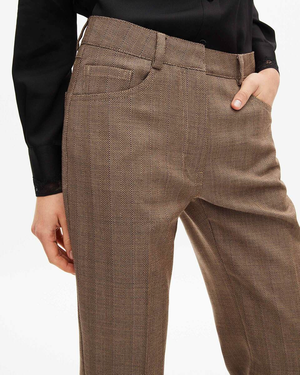 Camel bootcut pants
