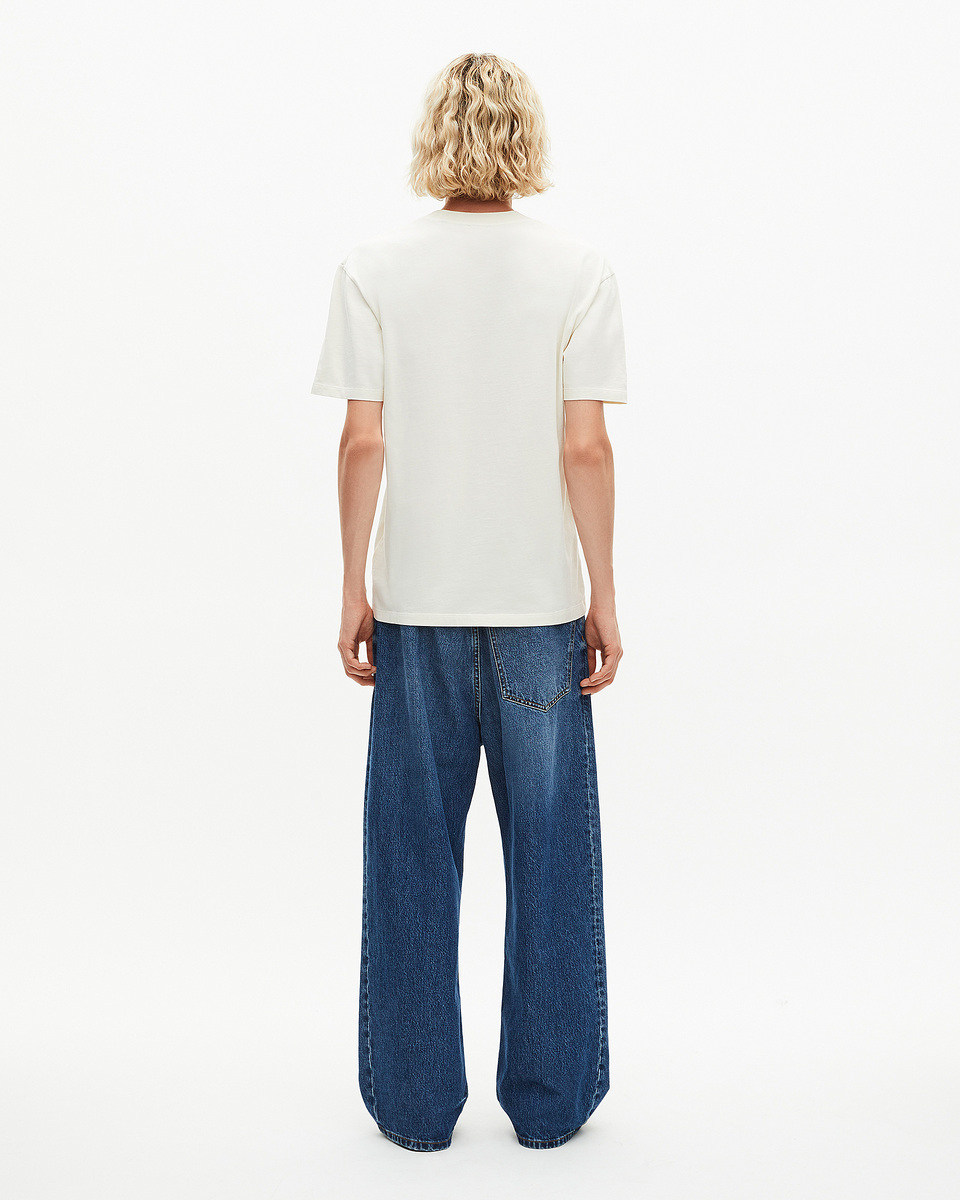 T-shirt with screen print The Kooples ecru