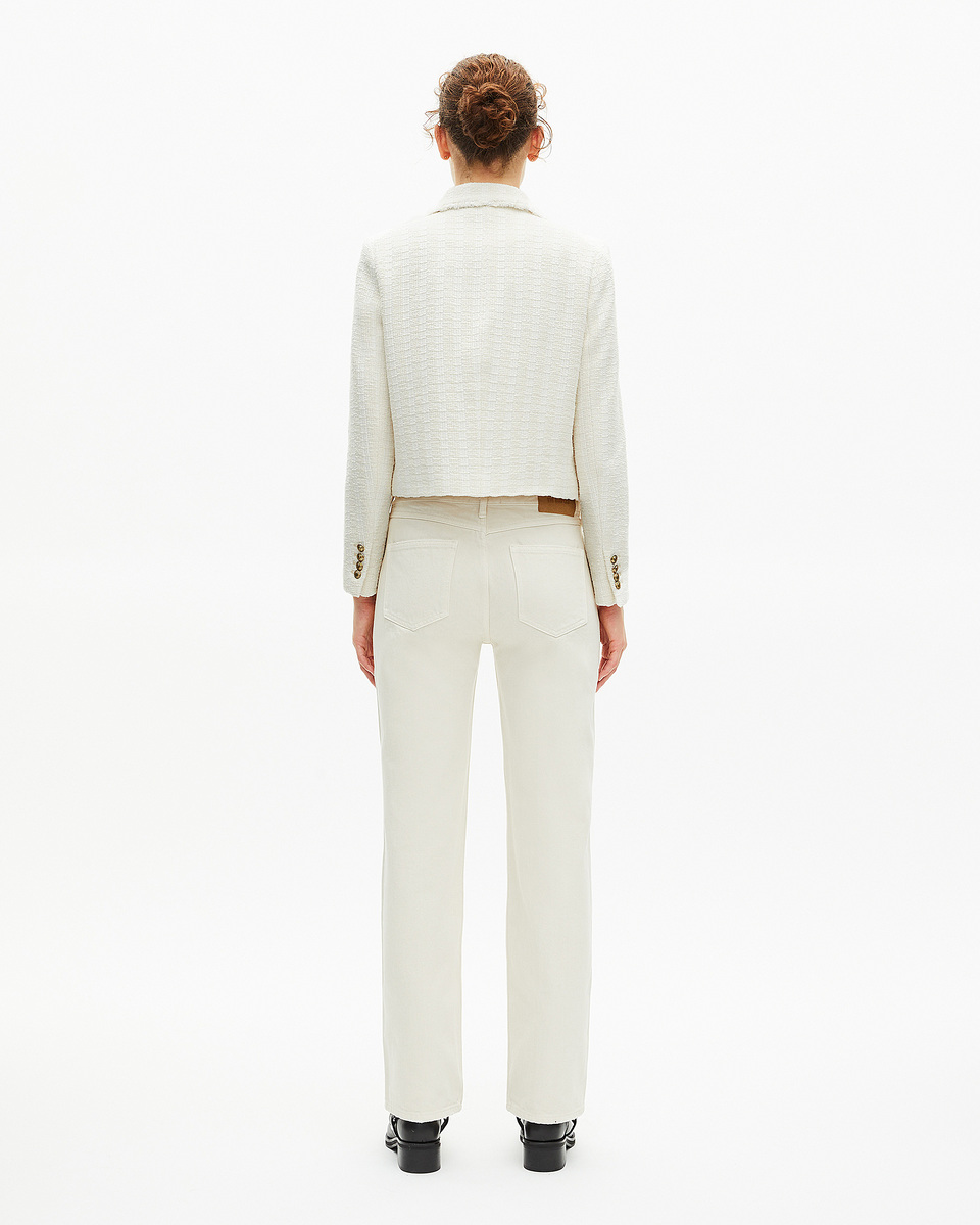 Ecru tweed jacket