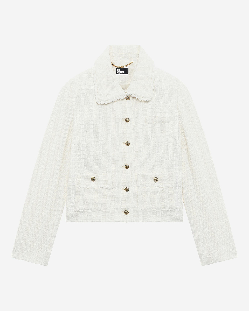 Ecru tweed jacket