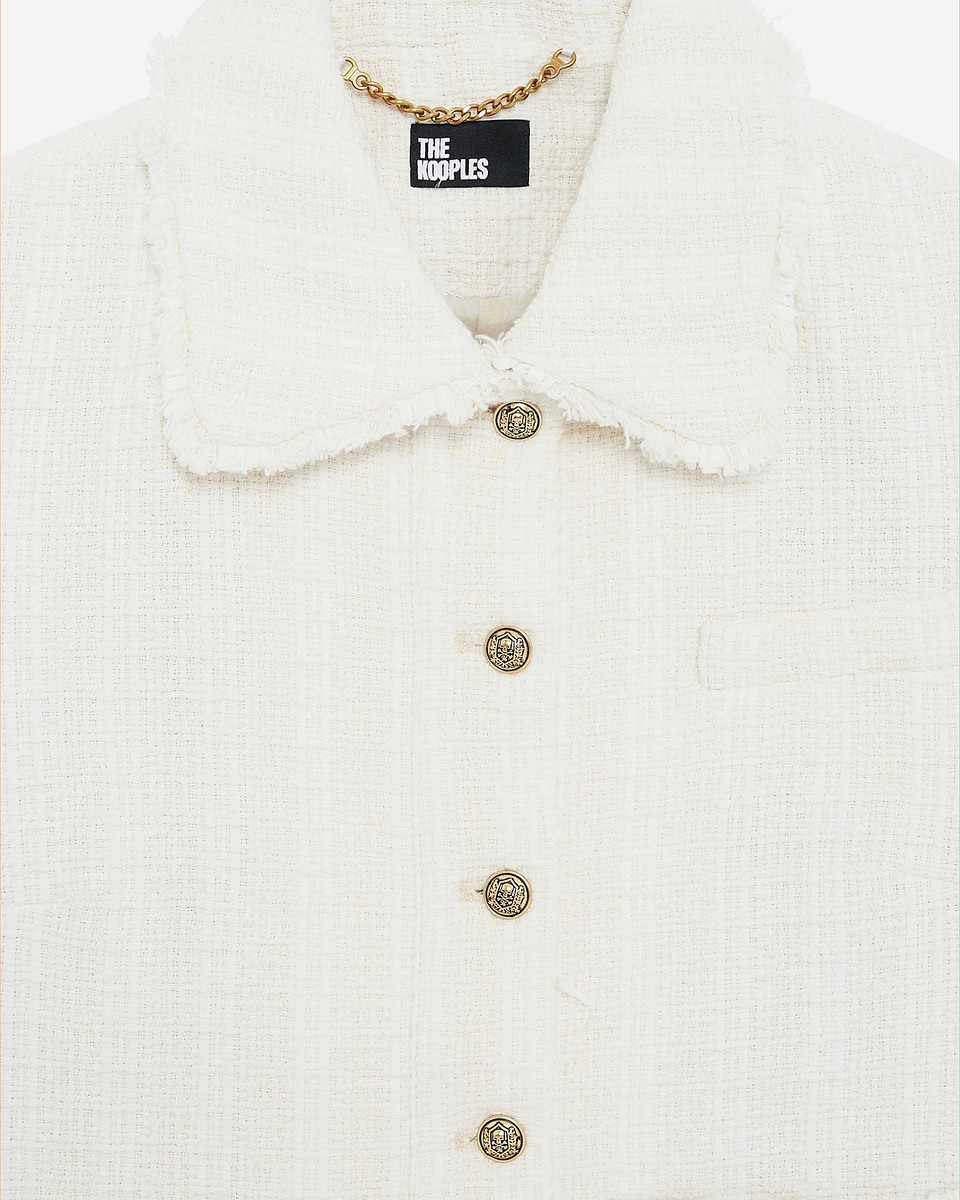 Ecru tweed jacket