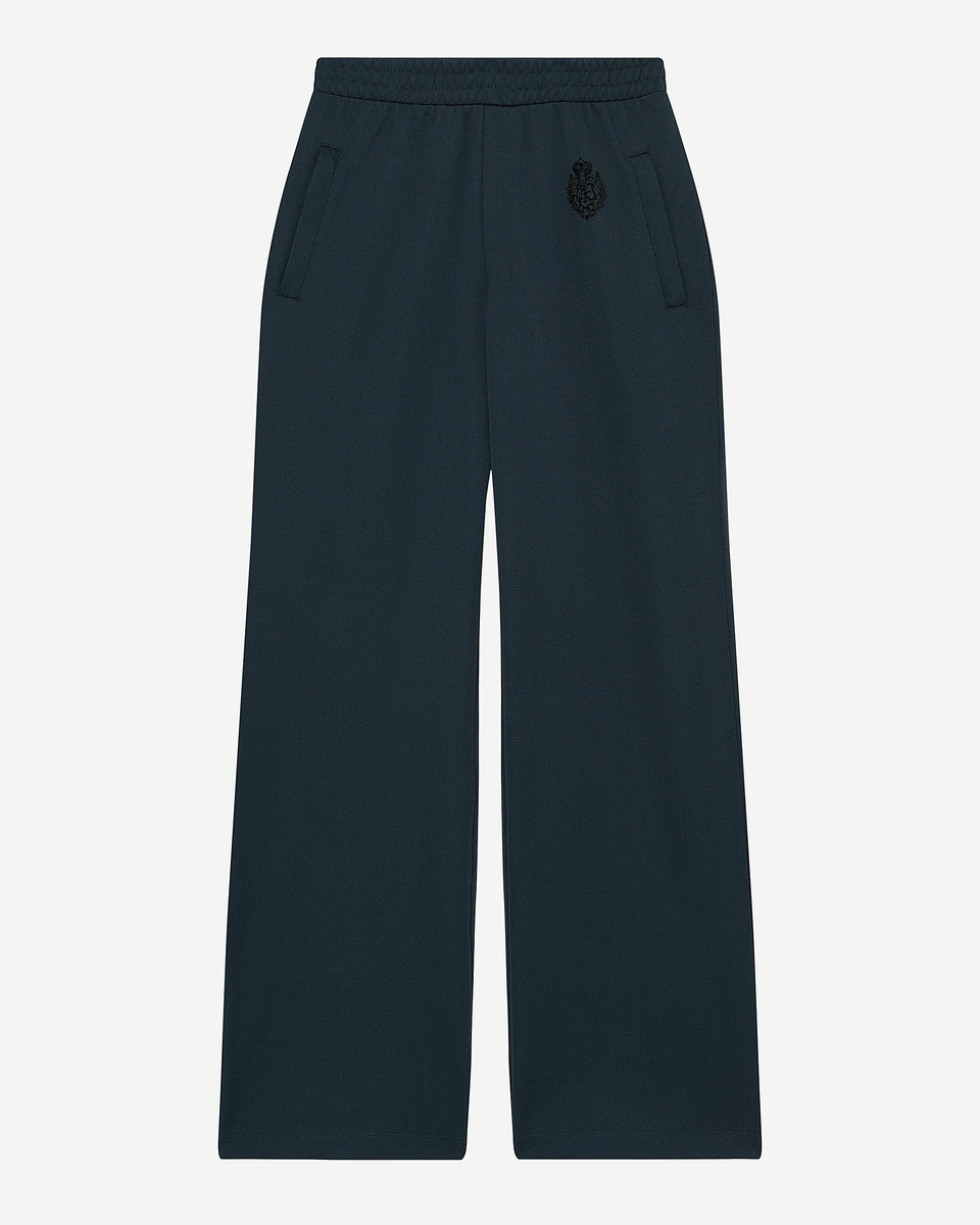 Dark green straight jogging bottoms