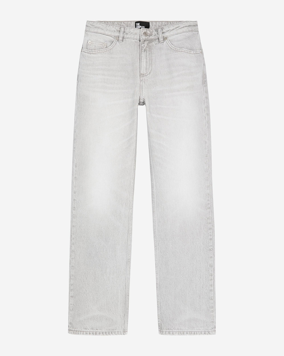 Light grey straight jeans