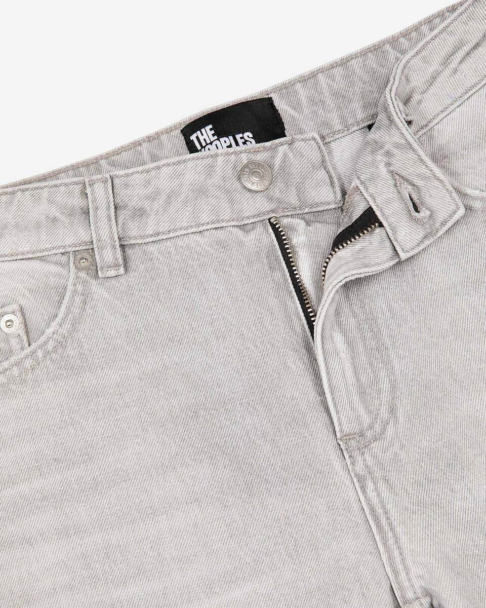 Light grey straight jeans
