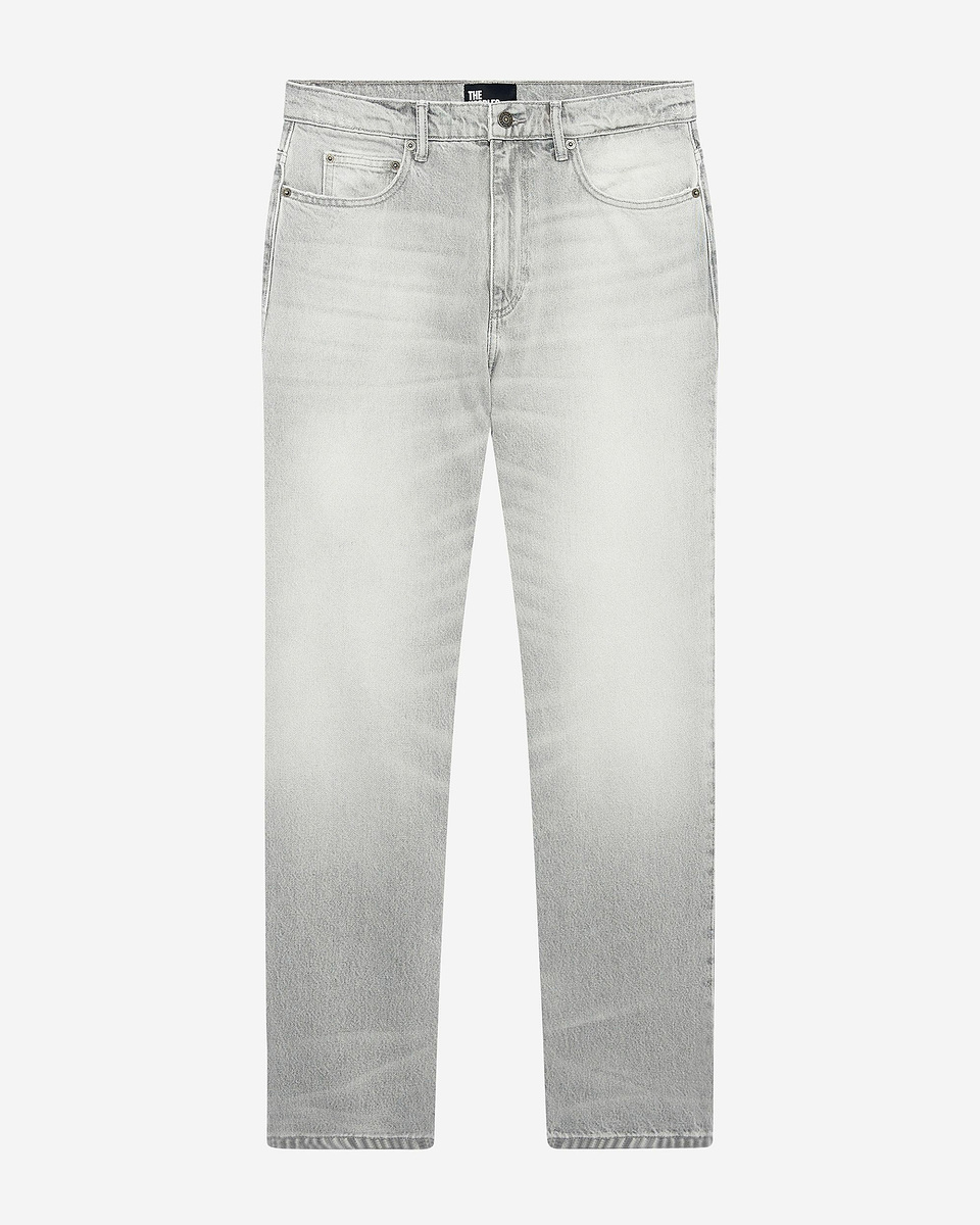 Light gray straight jeans