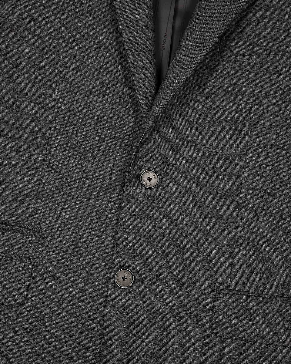 Grey wool suit jacket