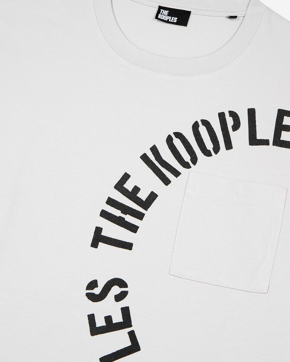 T-shirt with grey screen print