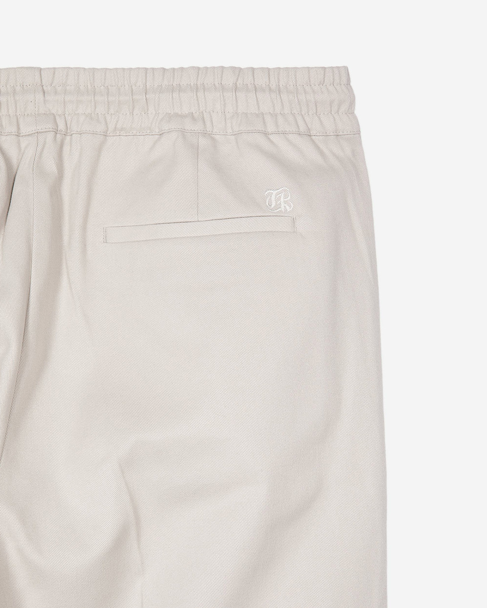 Straight gray cotton pants