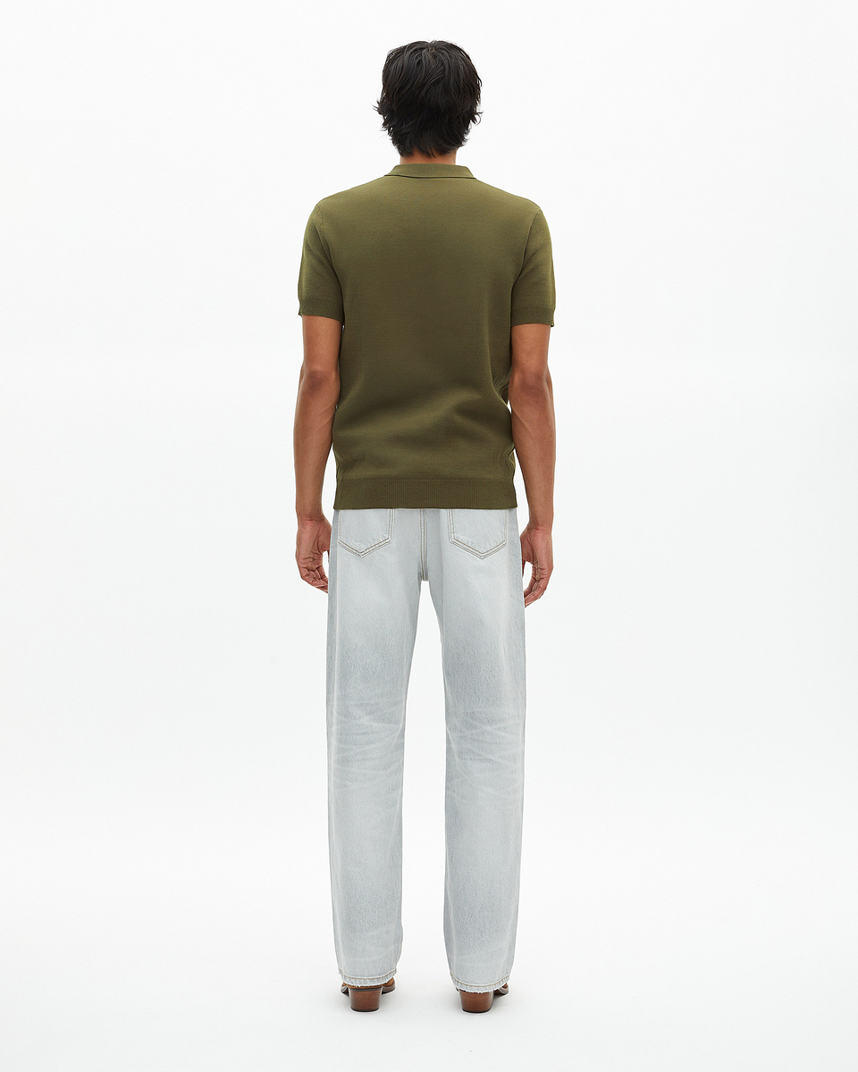 Khaki knit sweater