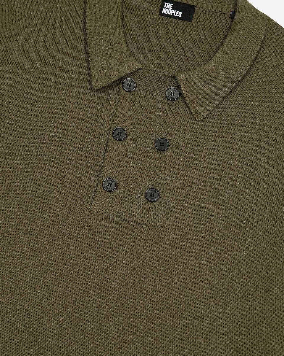 Khaki knit sweater