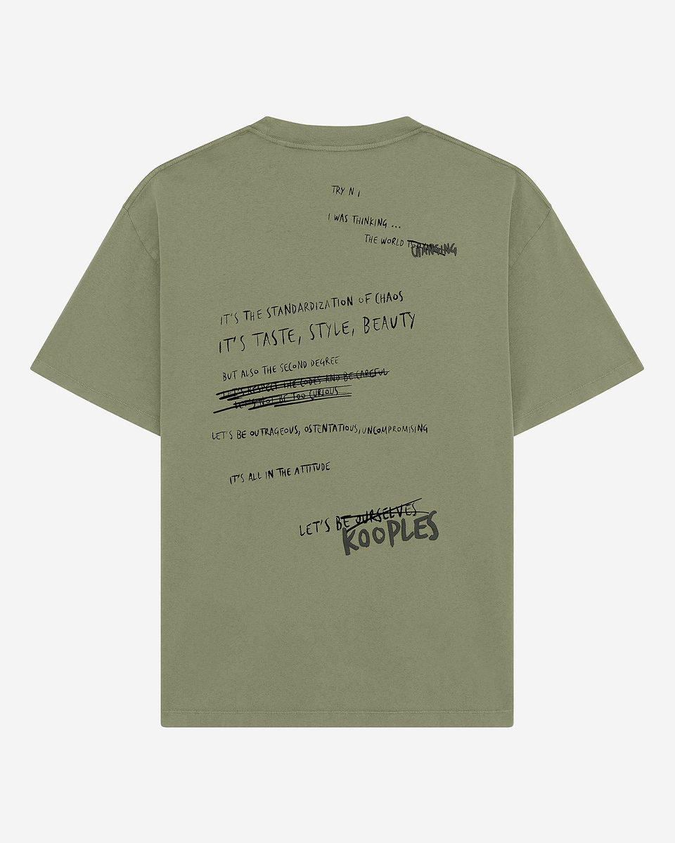 What is khaki T-shirt