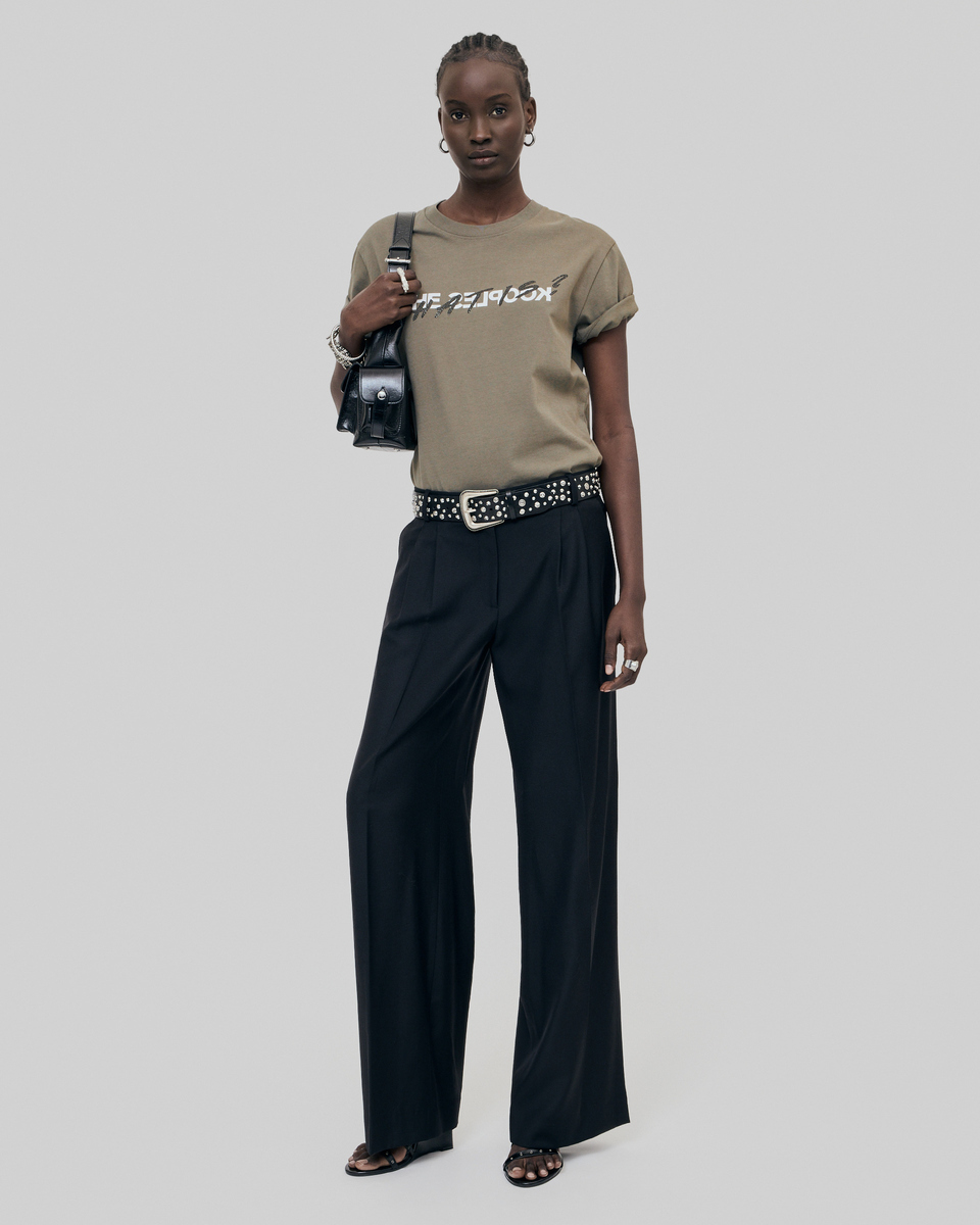 'What Is' Khaki T-shirt