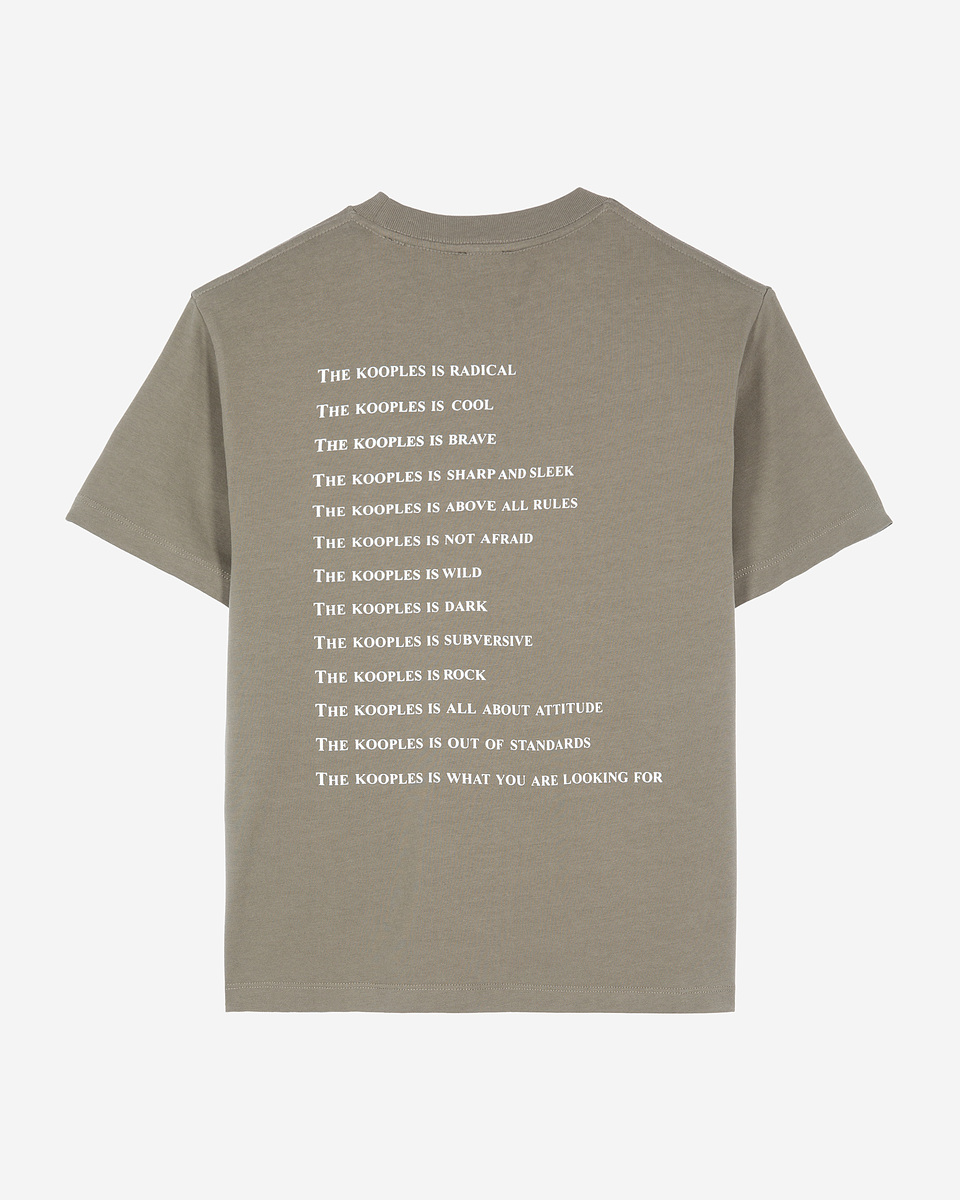 'What Is' Khaki T-shirt