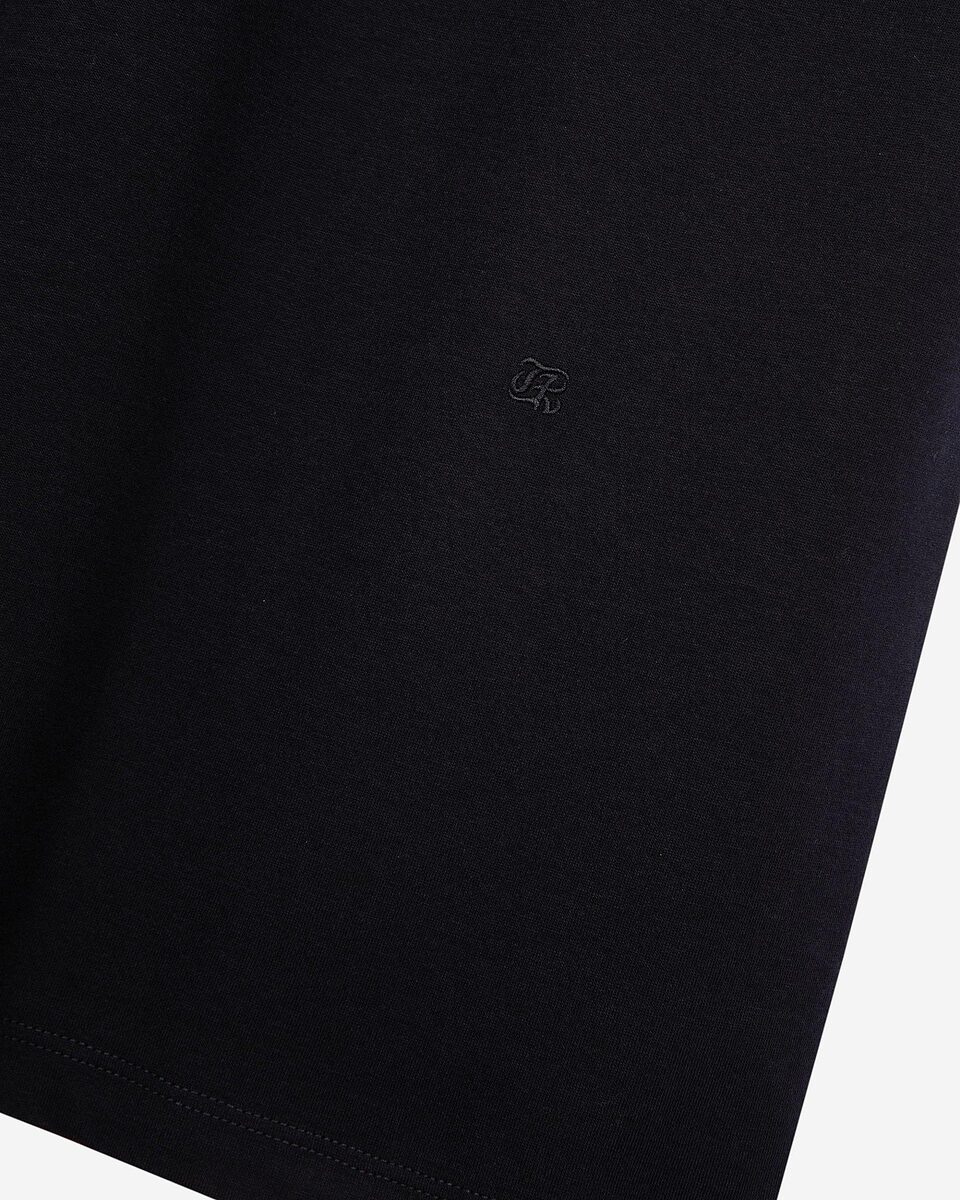 Mixed large plain navy blue T-shirt