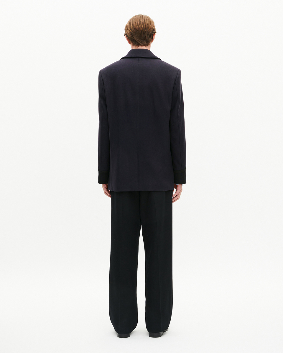 Navy pea jacket