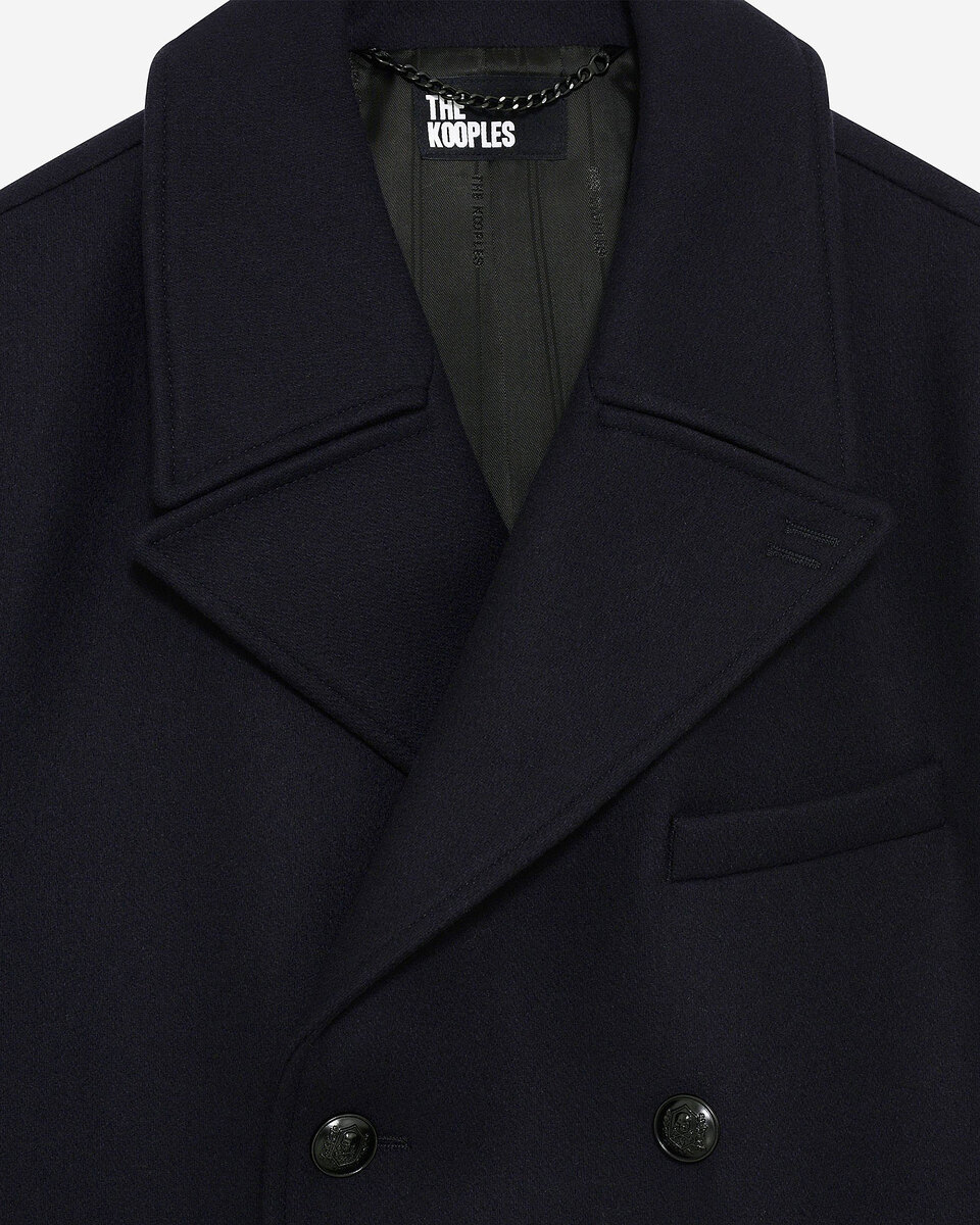 Navy pea jacket
