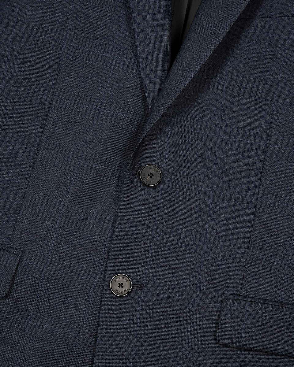 Navy wool suit jacket