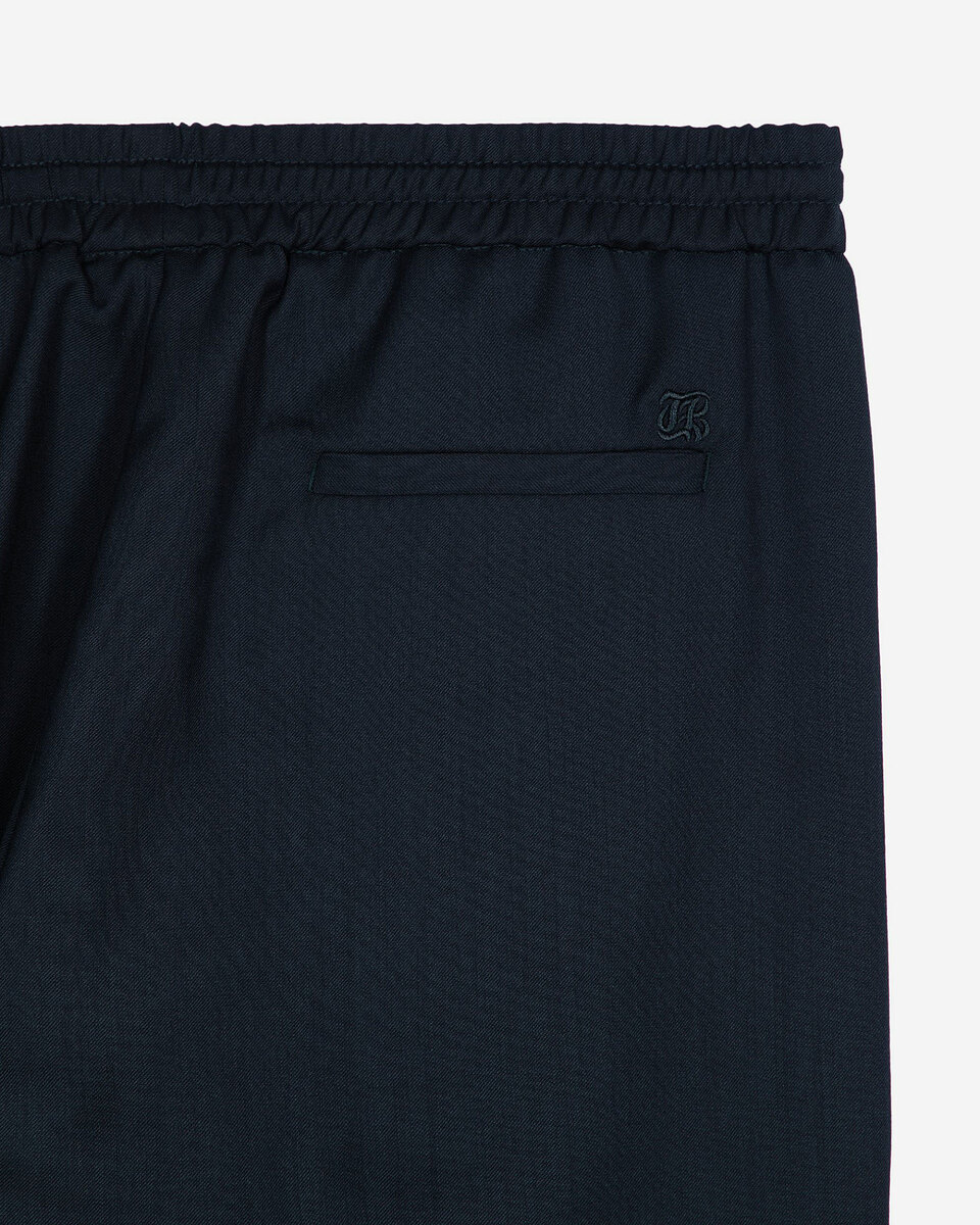 Black wool pants