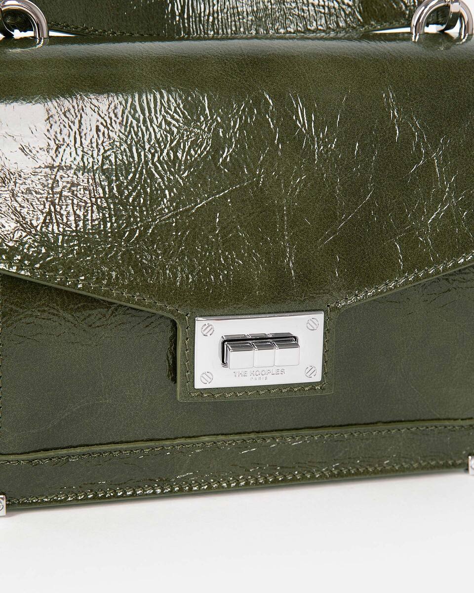 Emily small bag in green leather