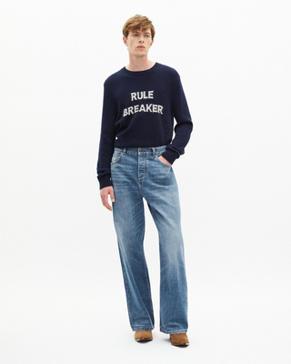 Blue baggy jeans