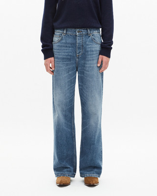 Blue baggy jeans